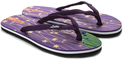 

Lotto Women Flip Flops, Purple gold