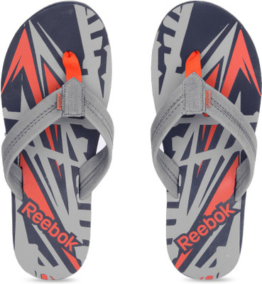 

REEBOK Slippers, Reebok navy/flat gry/flux orange