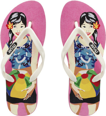 

Stylar Flip Flops, Pink