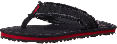 

Puma Flip Flops, Black and red