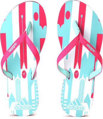 

ADIDAS BEACH PRINT MAX OUT WOMEN Slippers, Optpnk/icegrn/ftwwht