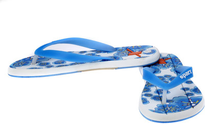 

Sparx Flip Flops, White blue