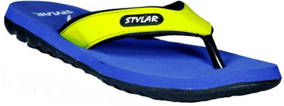 

Stylar Neon Green And Blue Ronaldo Flip Flops, Yellow::blue