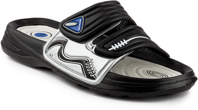 

Adda Top02 Slippers, Black silver