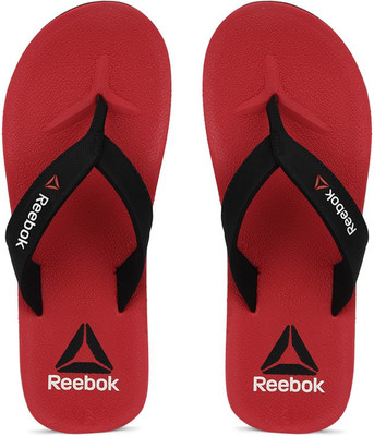 

REEBOK ADVENTURE FLIP Slippers, Black/red rush