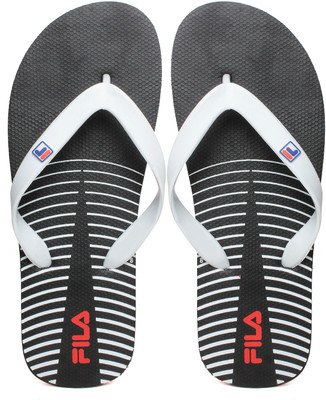 

Fila Flip Flops, Blk/wht/rd
