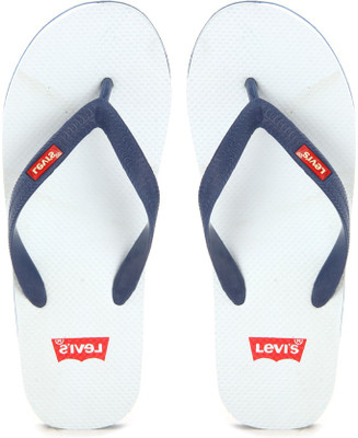 

Levi's Two ply Slippers, White top & blue