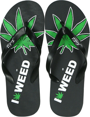 

Funk'd I Love Weed Slippers, Black
