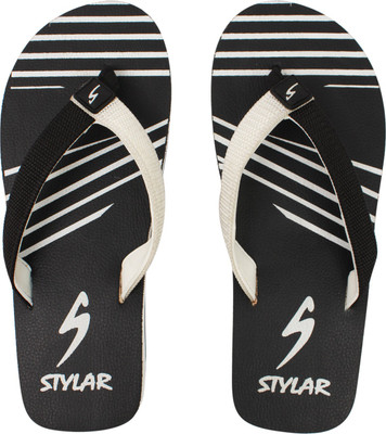 

Stylar Flip Flops, Black