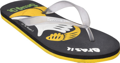 

SnugIt Flip Flops, Black-yellow