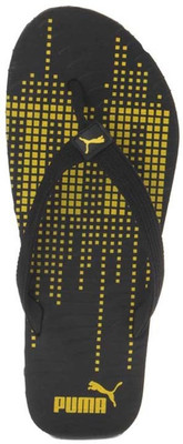 

Puma Flip Flops, Black and yellow