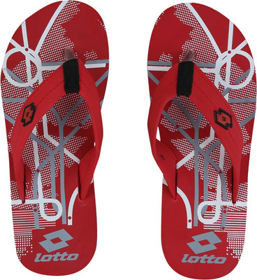 

Lotto Slicer Slippers, White red