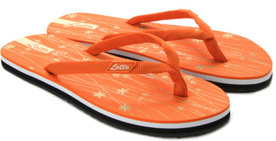

Lotto Women Flip Flops, Orange gold