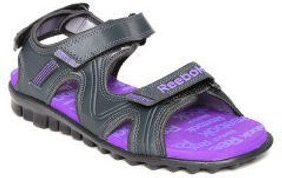 

REEBOK Women GRAVEL/PURPLE/GREY/BLK Sports Sandals
