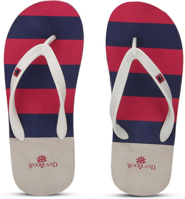 

Woodland Flip Flops, Red/navy