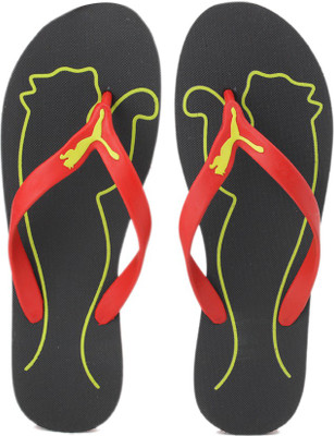 

Puma Luca Men's DP Flip Flops, High risk red;lime punch;gray