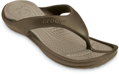 

Crocs Flip Flops, Chocolate/khaki