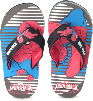

Spiderman Boys Slip On Slipper Flip Flop(Black, Grey
