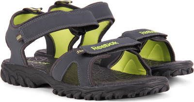 

REEBOK Men GRAVEL/SOLAR GREEN/B Sports Sandals