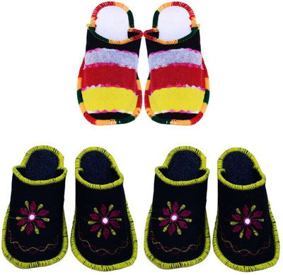 Shilipi Perokars Slippers, Multicolor