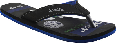 

SnugIt Flip Flops, Black blue