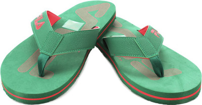 

Fila Fila Flip Flip Flops, Lt grn;rd