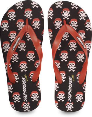 

Sole Threads Slippers, Blackred