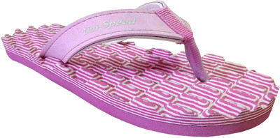 Unispeed Women Accupressure + Foot Massage Flip Flops(Pink , 9 UK/India)