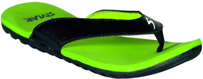 

Stylar Green And Black Watson Flip Flops, Green::black