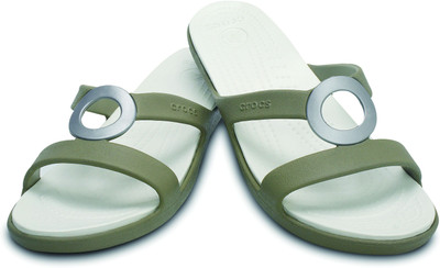 

Crocs Slippers, Khaki/oyster