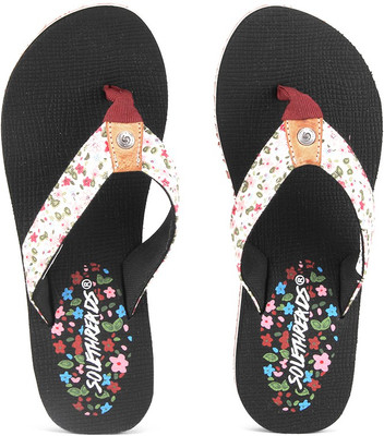 

Sole Threads Autumn Women Flip Flops, Black