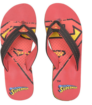 

Superman SUPERMAN SHIELD Flip Flops, Red