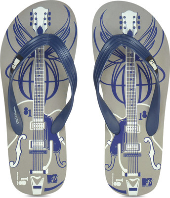 

MTV Flip Flops, Grey:navy blue