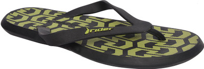 

Rider Flip Flops, Black-green-black