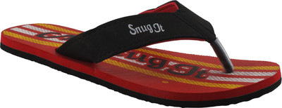 

SnugIt Flip Flops, Black red