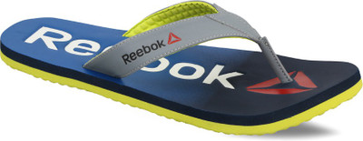 

REEBOK EMBOSSED FLIP Slippers, Navy/blu/yllw/wht/red/blk