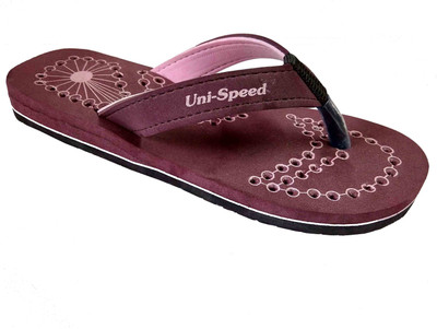 

Unispeed Super Soft + Foot Relief Slippers, Maroon