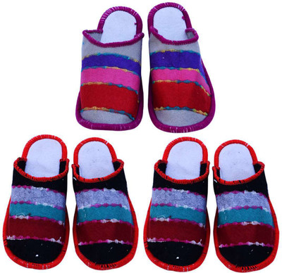 

Shilipi Perokars Slippers, Multicolor