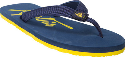 

Xystis Flip Flops, Navy blue and yellow