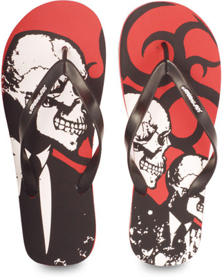 

Sole Threads Flip Flops, Blackred