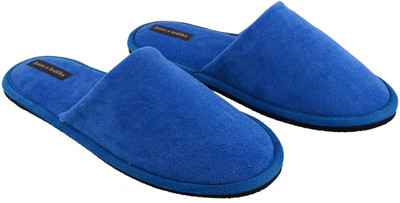 

futro z królika Slippers, Blue