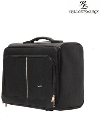 

Walletsnbags Stroller With Detachable Laptop Sleeve Small Travel Bag - Medium(Black)