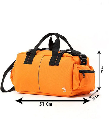 

RLE Army Style Duffle Bag Small Travel Bag - Small(Orange)