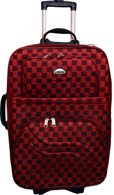 

United Bags UTB24001 Checks Expandable Small Travel Bag - Medium(Red)