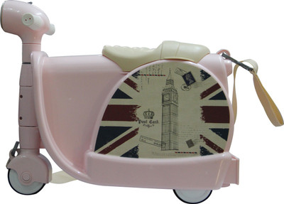 

Gamme Ride-On Scooter Kids Luggage Small Travel Bag(Pink)