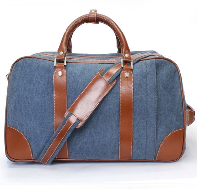 

Brune Luggage Duffle Trolley Small Travel Bag - Large(Blue)