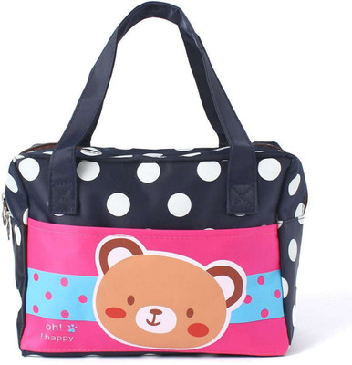 

EZ Life Blue Dots Bear (Small) Small Travel Bag(Blue)