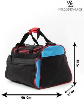 

Walletsnbags Bonanza Travel Small Travel Bag - Medium(Black)