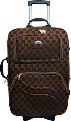 United Bags UTB24005 Checks Expandable Small Travel Bag - Medium(Gold)