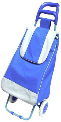 

Styler Canvas Shopping Trolley Blue Small Travel Bag - Large(Blue)